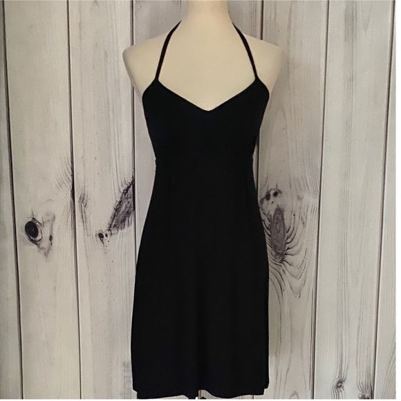 Express Dresses & Skirts - Express Halter Top Black Dress